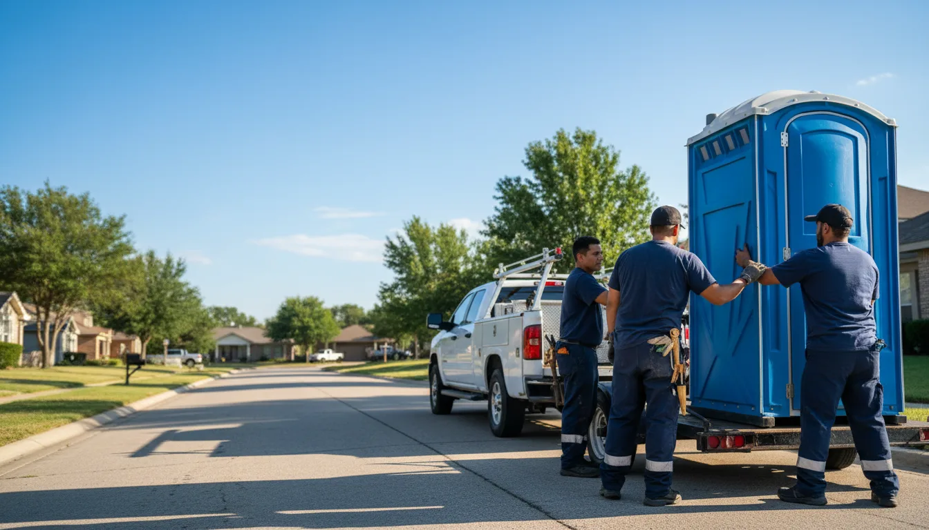 Portable Toilet Rental in Cross Plains, TX near me